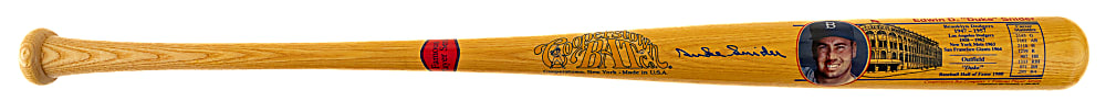 Duke Snider Signed Cooperstown Bat - JSA