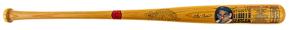 Yogi Berra Signed Cooperstown Bat - JSA