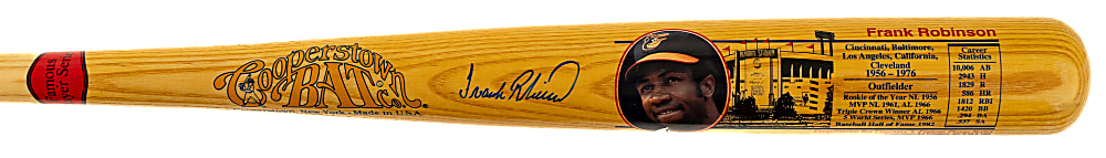 Frank Robinson Signed Cooperstown Bat - JSA