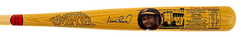 Frank Robinson Signed Cooperstown Bat - JSA