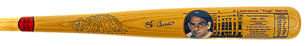 Yogi Berra Signed Cooperstown Bat - JSA