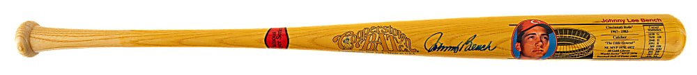 Johnny Bench Signed Cooperstown Bat - JSA
