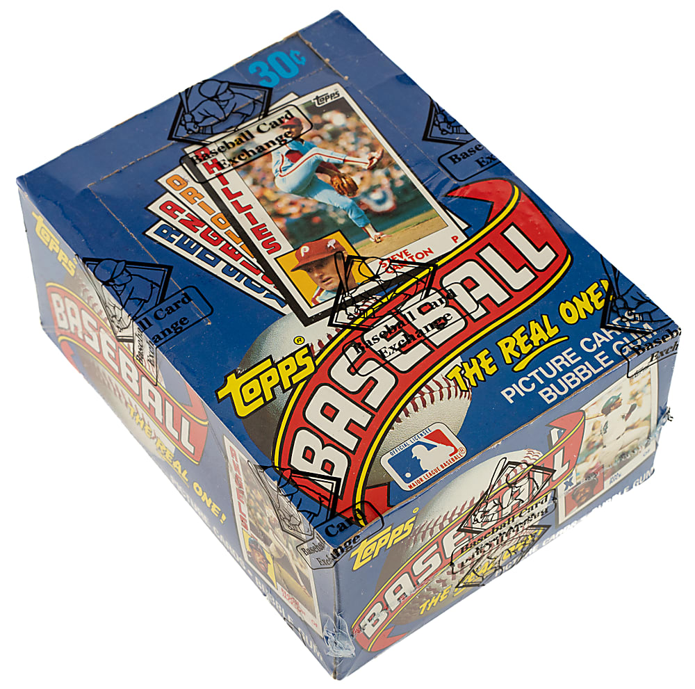 1984 Topps Unopened Wax Box (36 Packs) - BBCE