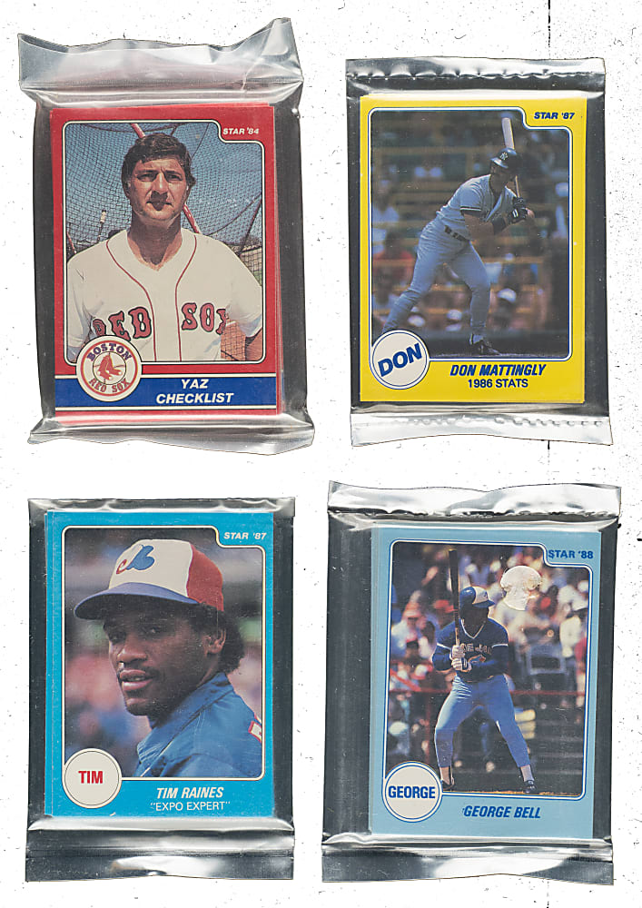 1984 to 1988 Star Company Baseball Factory-Sealed Unopened Bags (19)