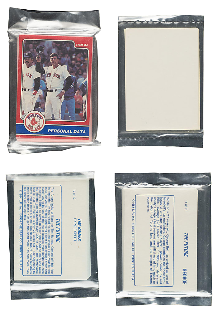 1984 to 1988 Star Company Baseball Factory-Sealed Unopened Bags (19)