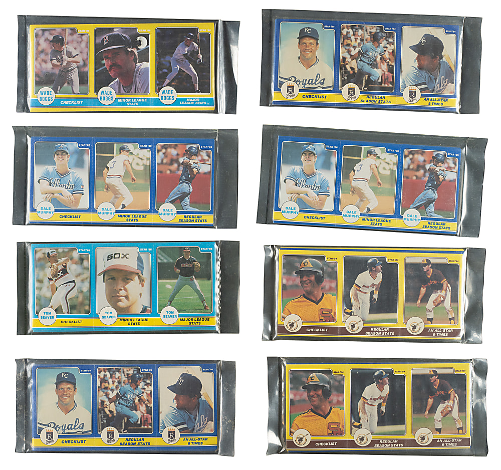 1984 to 1988 Star Company Baseball Factory-Sealed Unopened Bags (19)
