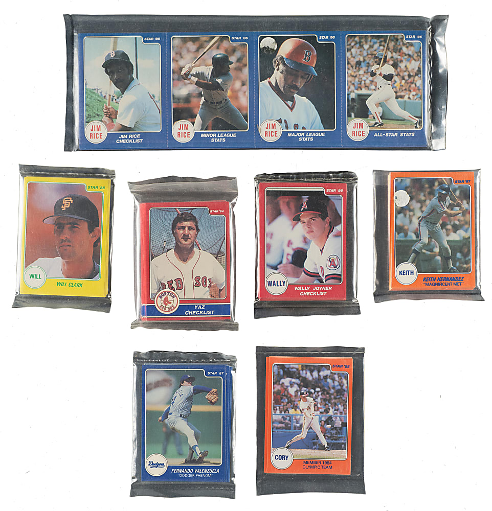 1984 to 1988 Star Company Baseball Factory-Sealed Unopened Bags (19)