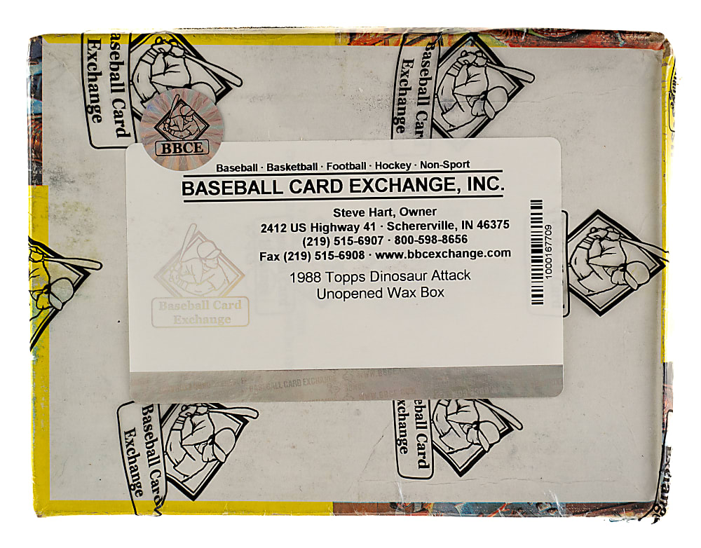 1988 Topps "Dinosaurs Attack" Unopened Wax Box (48 packs) - BBCE