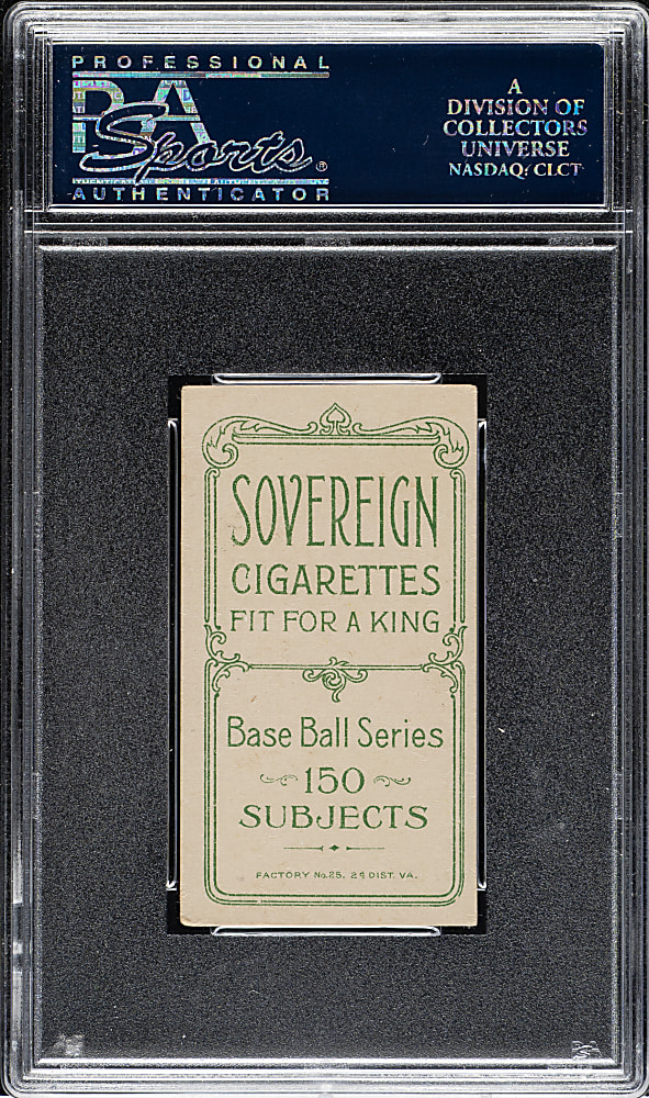 1909-1911 T206 White Border Harry McIntyre Brooklyn PSA VG-EX+ 4.5 - Sovereign 150 Back