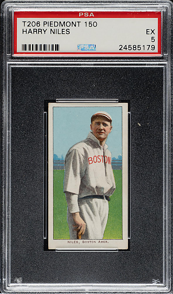 1909-1911 T206 White Border Harry Niles PSA EX 5