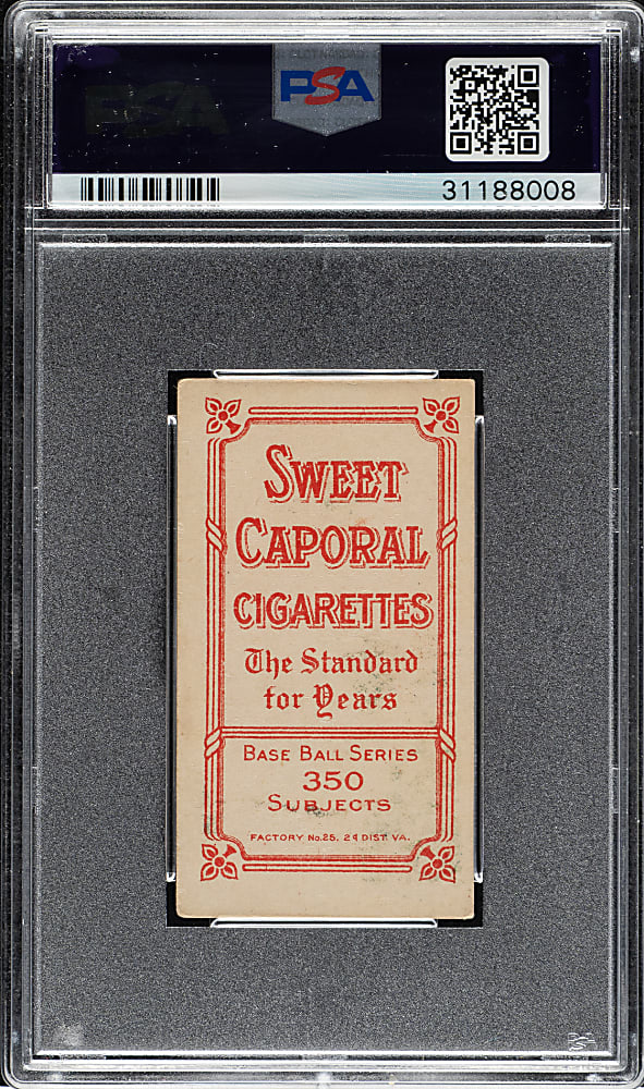 1909-1911 T206 White Border George Hunter PSA EX 5