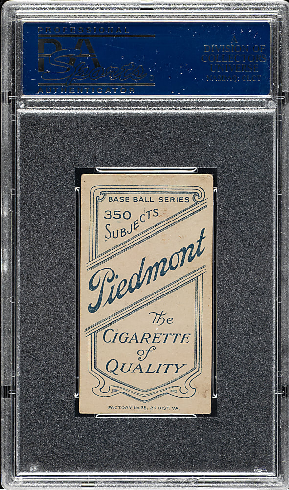 1909-1911 T206 White Border Bob Bescher Portrait PSA EX 5
