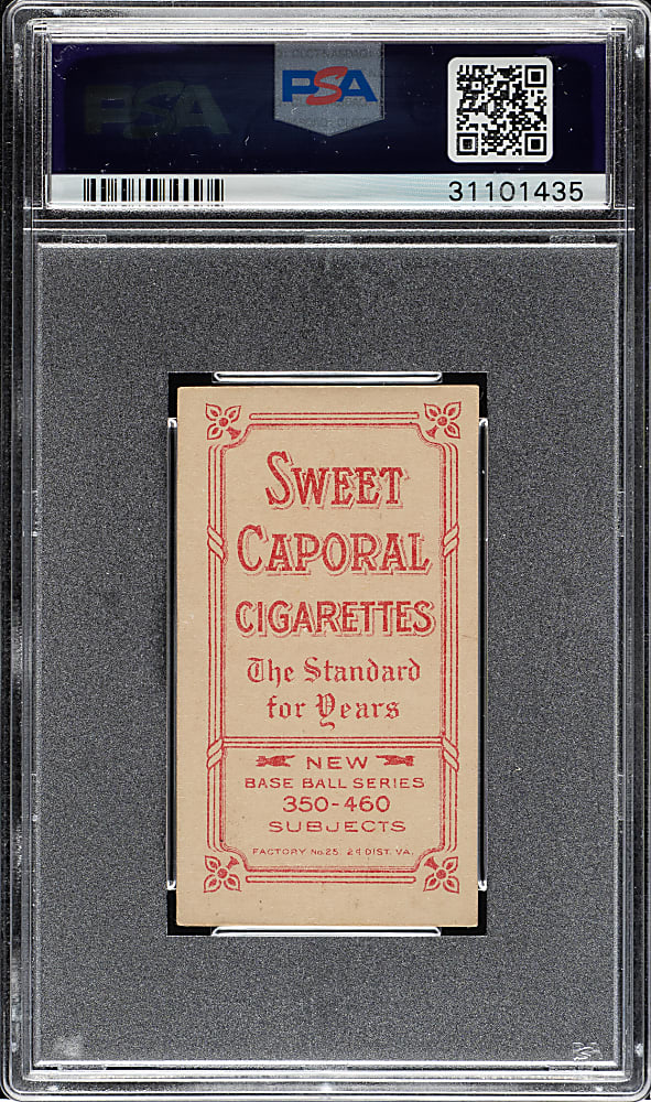 1909-1911 T206 White Border Hooks Wiltse Portrait with Cap PSA EX 5