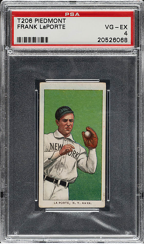1909-1911 T206 White Border Frank LaPorte PSA VG-EX 4