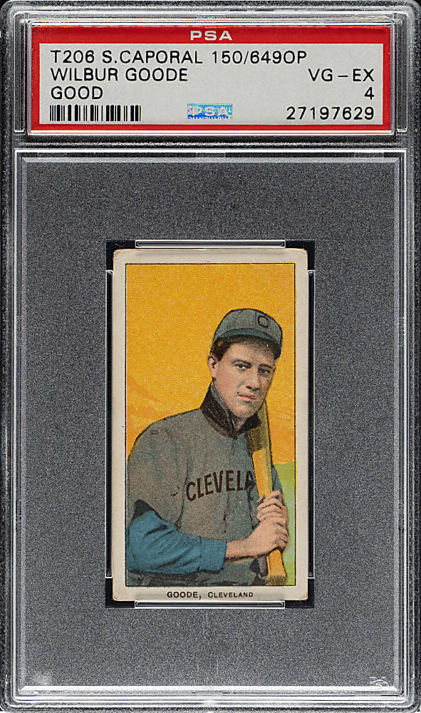 1909-1911 T206 White Border Wilbur Goode PSA VG-EX 4