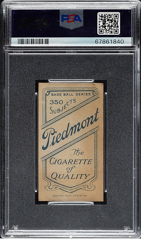 1909-1911 T206 White Border Ed Konetchy Glove Near Ground PSA VG-EX 4