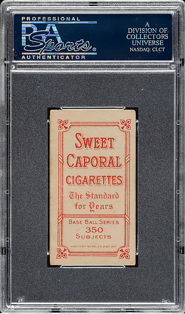1909-1911 T206 White Border Bob Rhoades Hands at Chest PSA VG-EX 4