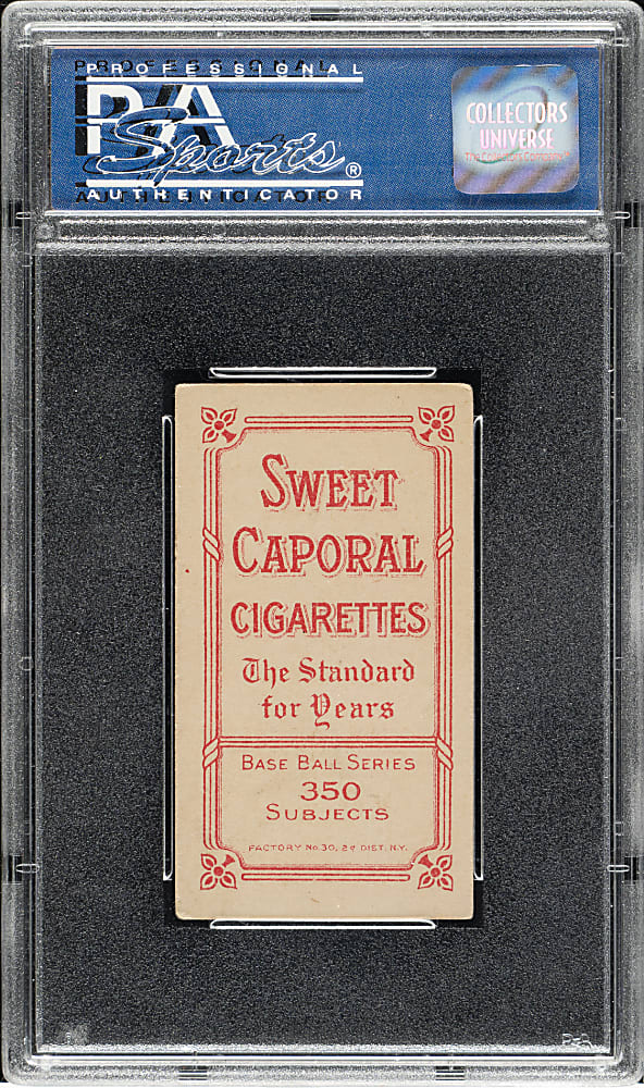 1909-1911 T206 White Border Nap Rucker Throwing PSA VG-EX 4