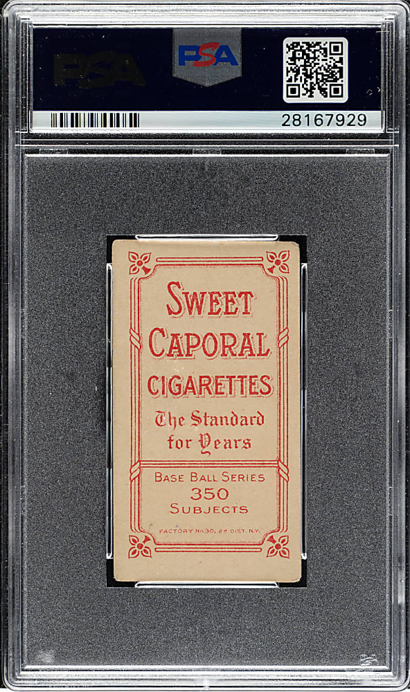1909-1911 T206 White Border Jim Scott PSA VG+ 3.5
