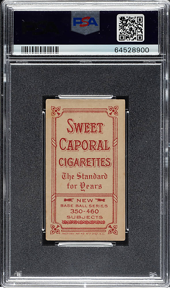 1909-1911 T206 White Border Charley O'Leary Hands on Knees PSA VG 3
