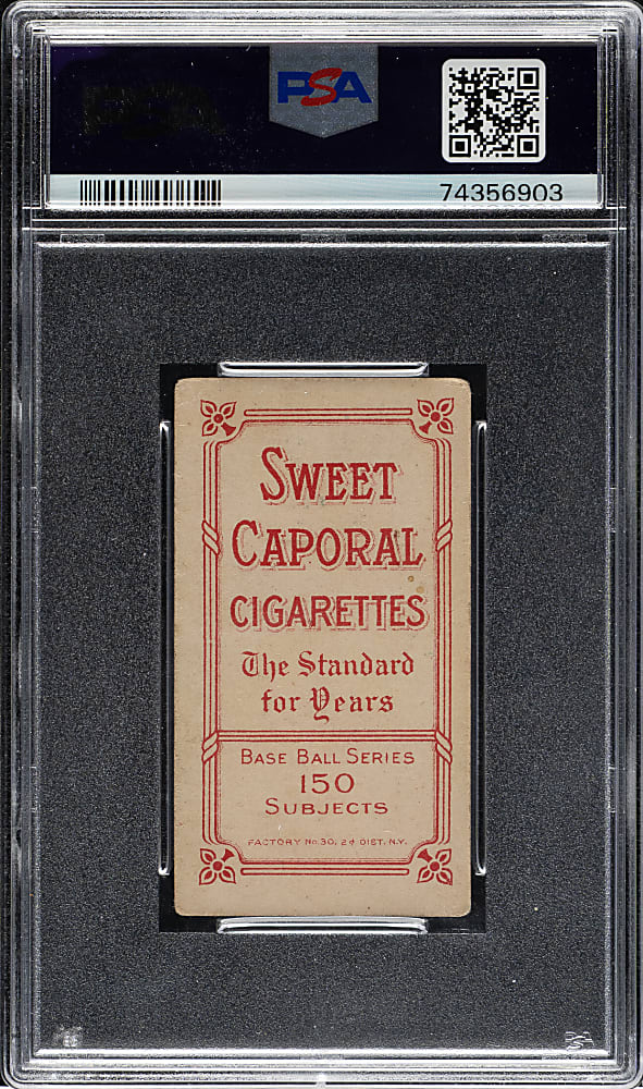 1909-1911 T206 White Border Hooks Wiltse Portrait No Cap PSA VG 3