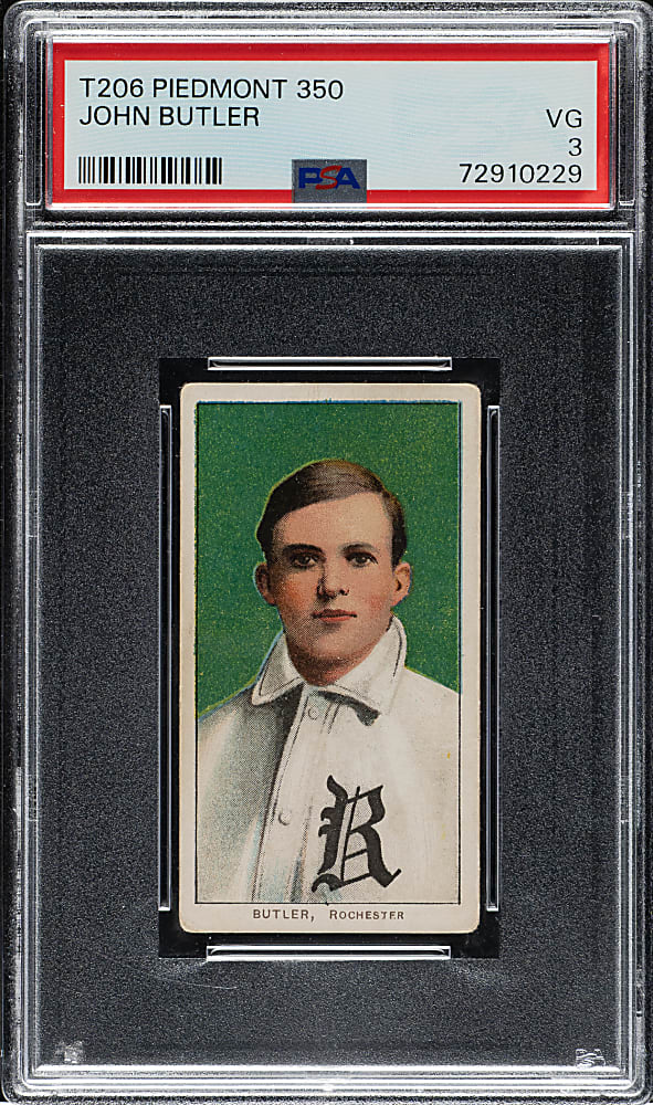 1909-1911 T206 White Border John Butler PSA VG 3