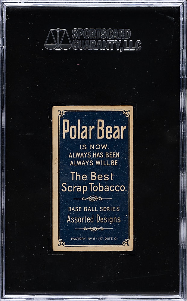 1909-1911 T206 White Border Ed Willett SGC EX 60 - Polar Bear Back