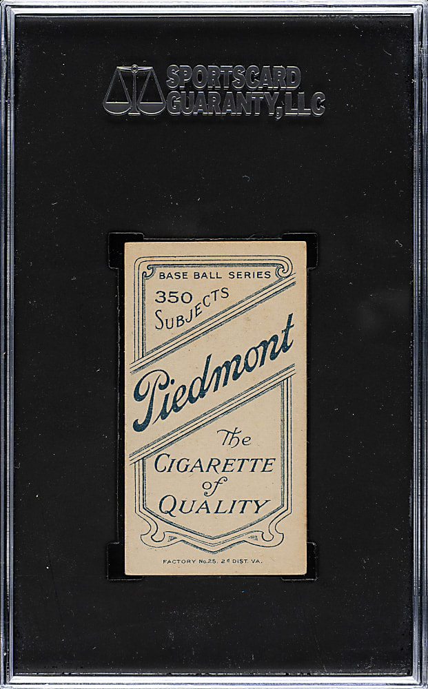 1909-1911 T206 White Border Dave Brain SGC EX+ 5.5