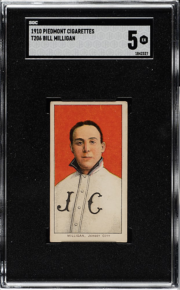 1909-1911 T206 White Border Bill Milligan SGC EX 5