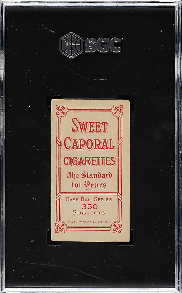1909-1911 T206 White Border Al Bridwell Portrait No Cap SGC EX 5