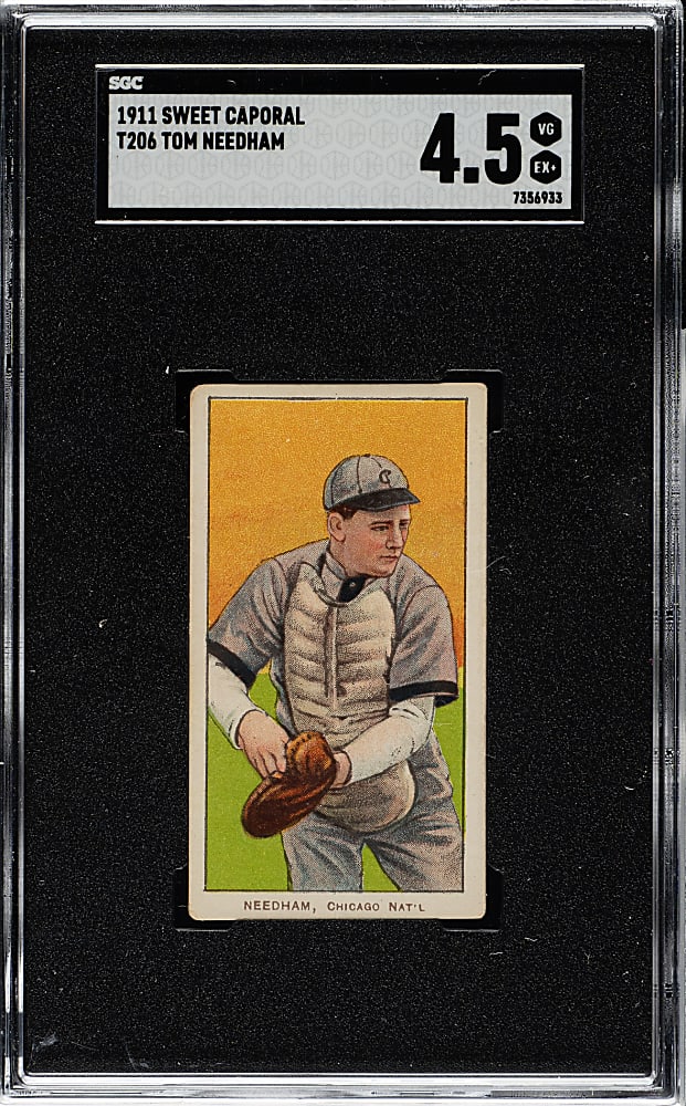 1909-1911 T206 White Border Tom Needham SGC VG/EX+ 4.5