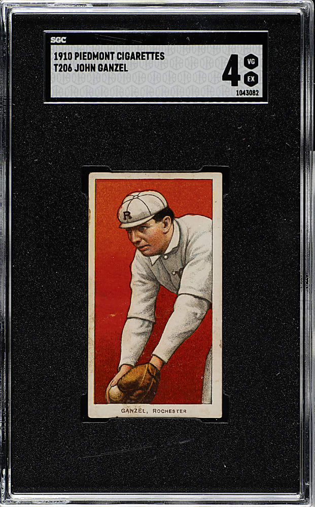 1909-1911 T206 White Border John Ganzel SGC VG/EX 4