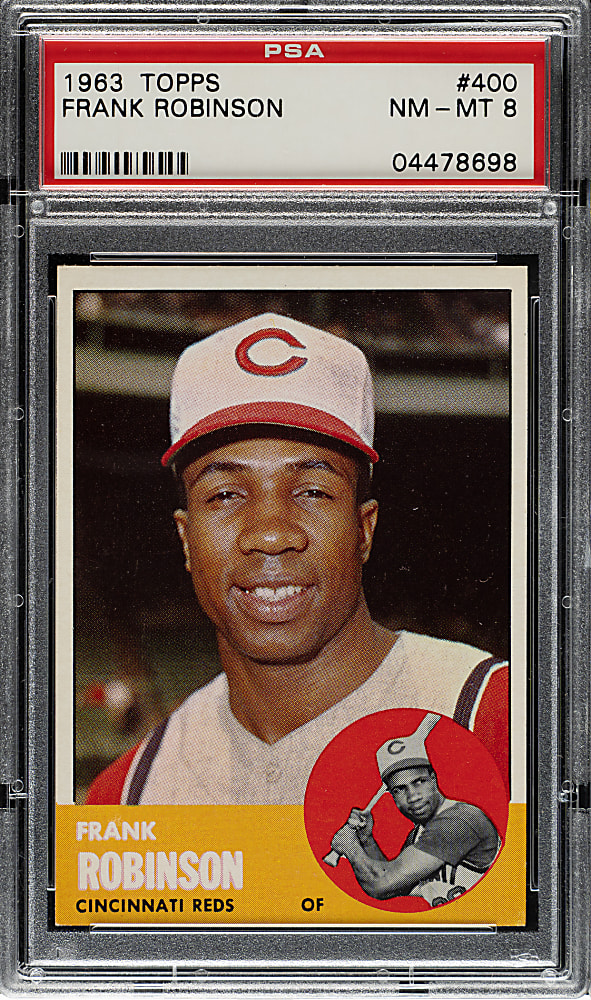 1963 Topps #400 Frank Robinson PSA NM-MT 8