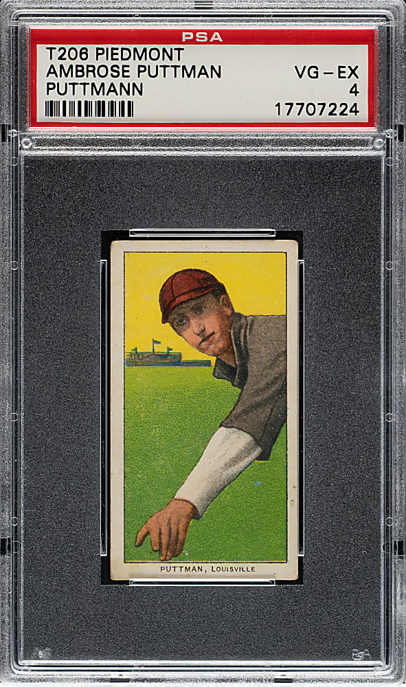 1909-1911 T206 White Border Ambrose Puttman PSA VG-EX 4