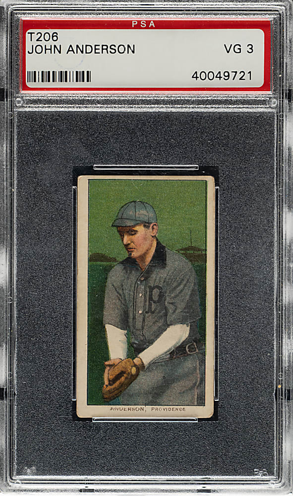 1909-1911 T206 White Border John Anderson PSA VG 3