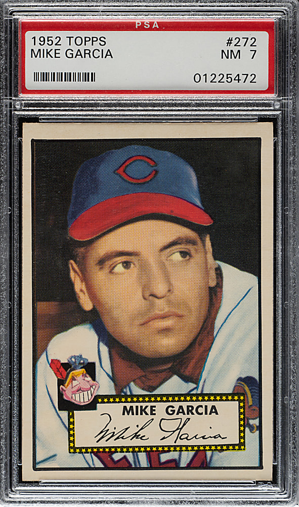 1952 Topps #272 Mike Garcia PSA NM 7