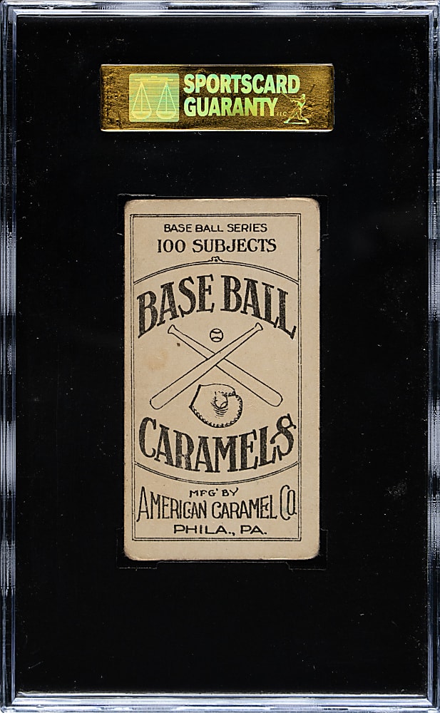 1909-1911 E90-1 American Caramel Kitty Bransfield "P" on Shirt SGC VG/EX 50
