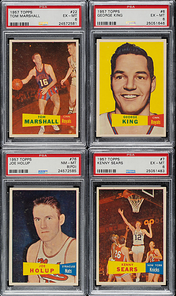 1957-1958 Topps Basketball PSA-Graded Collection (11)