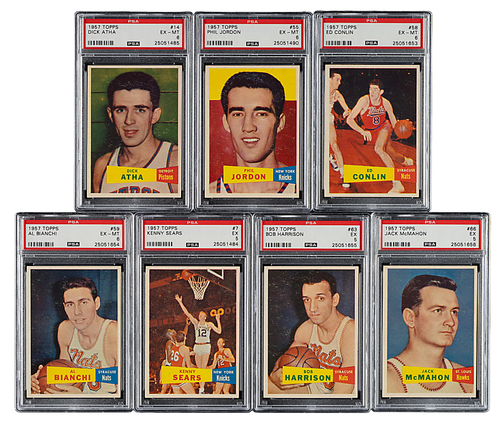1957-1958 Topps Basketball PSA-Graded Collection (11)