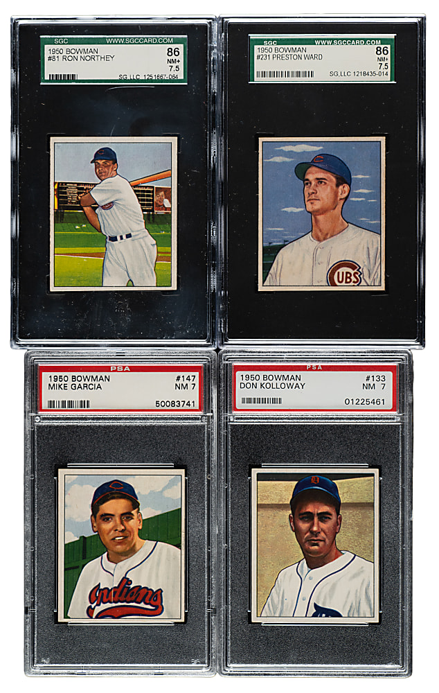 1950 Bowman PSA- and SGC-Graded Collection (20)