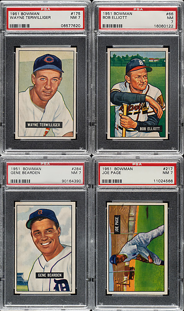 1951 Bowman PSA NM 7 Collection (21)