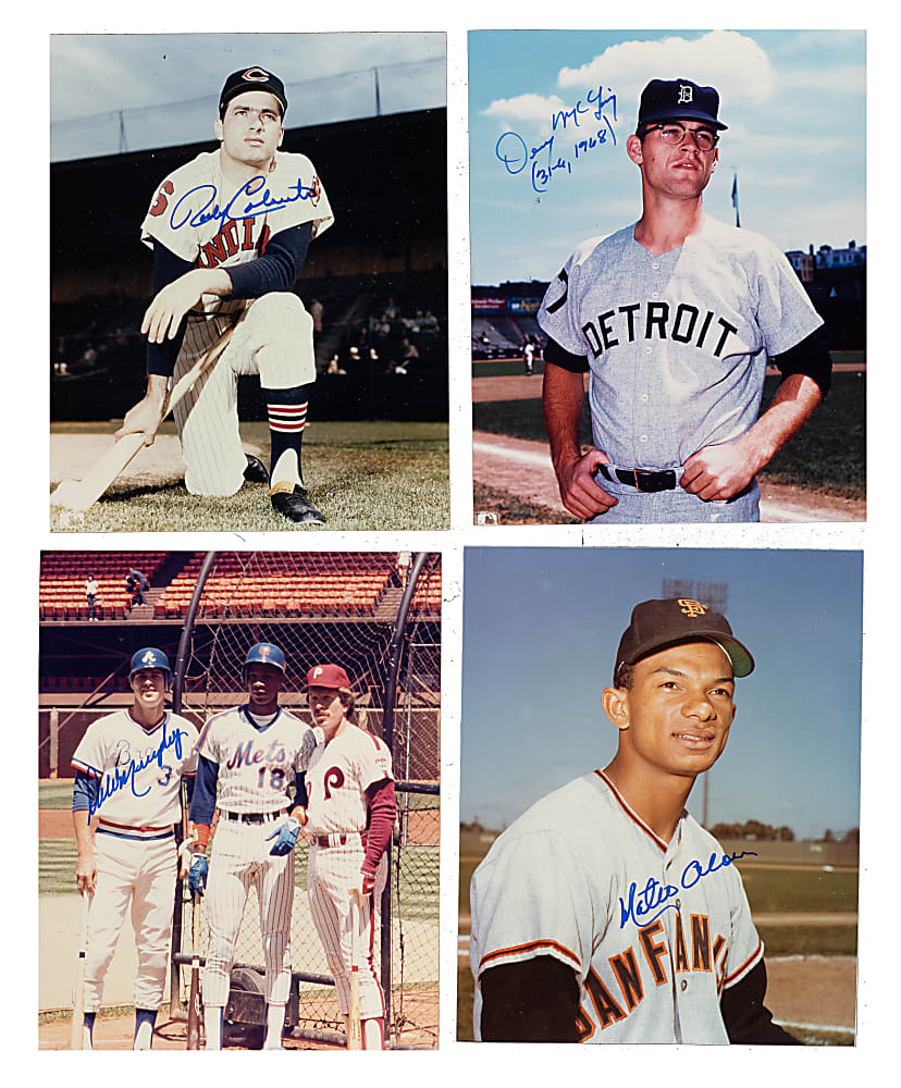 Enormous Baseball Non-Hall of Fame Signed Photograph Collection (245)