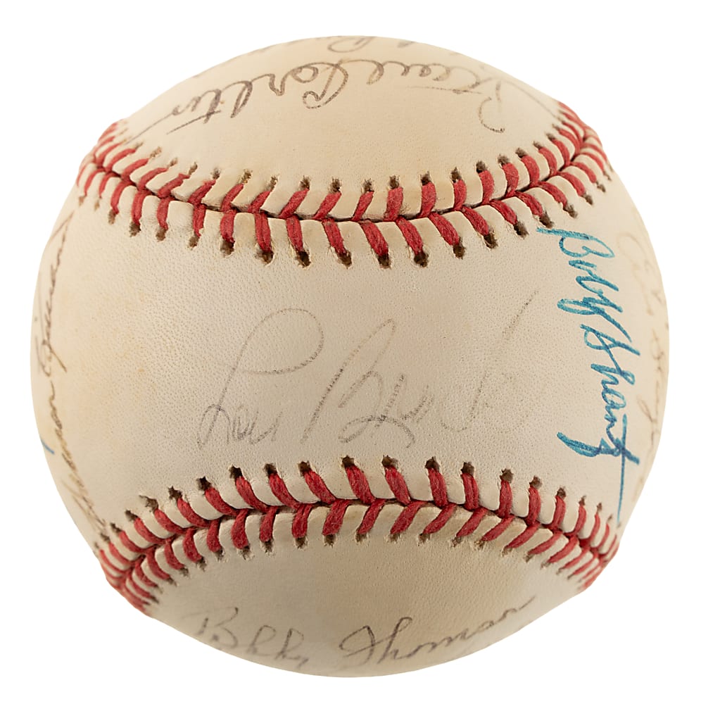 Hall of Fame and Stars Multi-Signed Baseball with Carlton, Brock, Seaver, and Killebrew