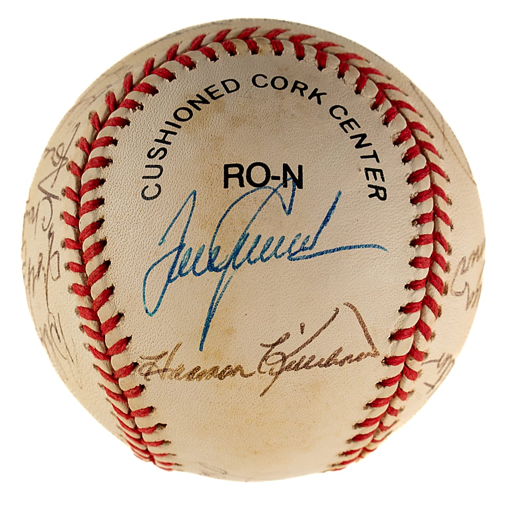 Hall of Fame and Stars Multi-Signed Baseball with Carlton, Brock, Seaver, and Killebrew