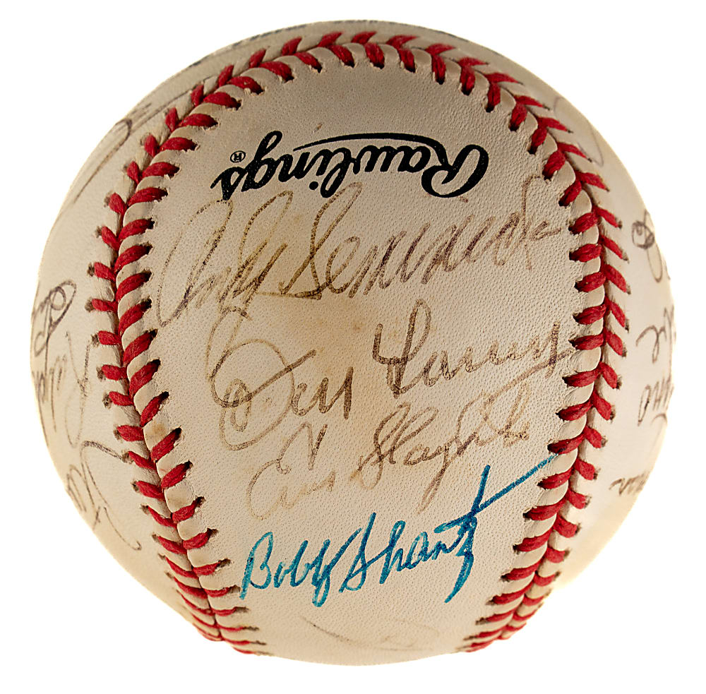 Hall of Fame and Stars Multi-Signed Baseball with Carlton, Brock, Seaver, and Killebrew
