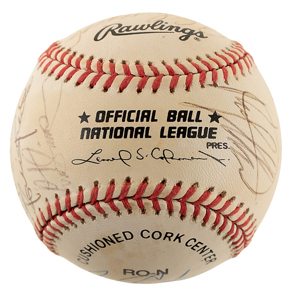 Hall of Fame and Stars Multi-Signed Baseball with Carlton, Brock, Seaver, and Killebrew