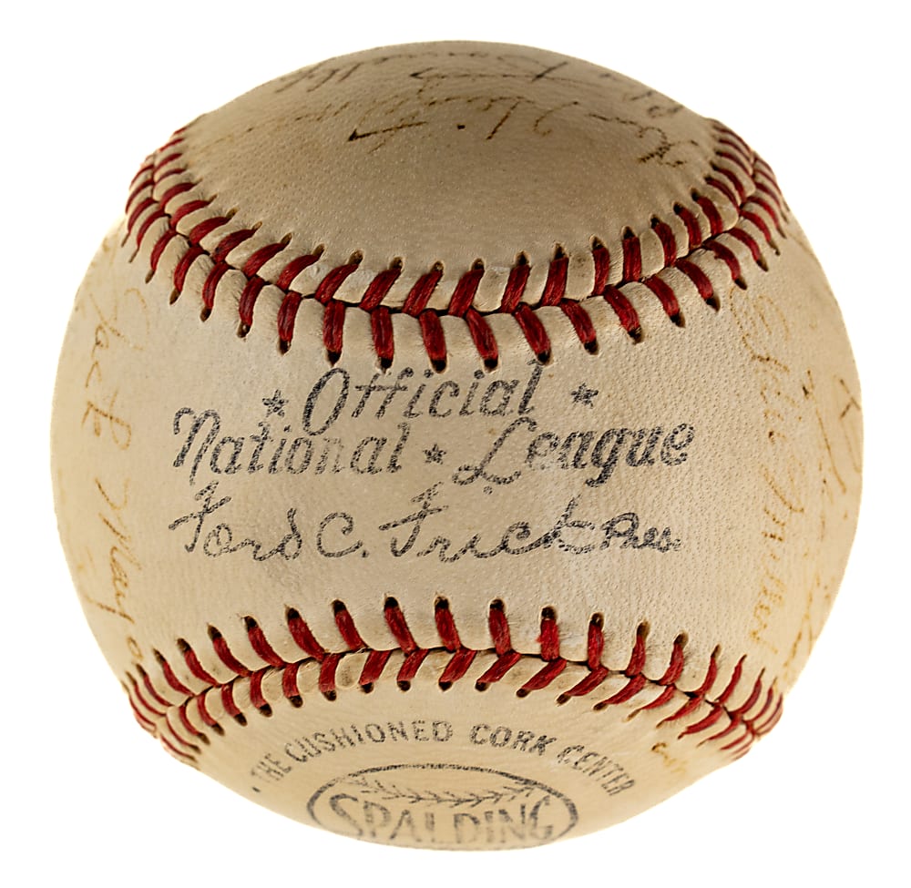 1949 Philadelphia Phillies Team-Signed Baseball with Robin Roberts and Richie Ashburn