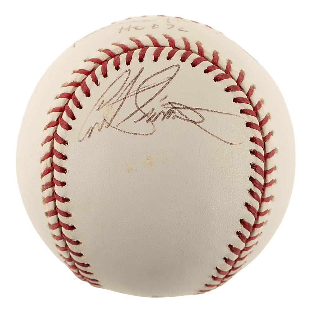 Robin Roberts, Bobby Shantz, and Curt Simmons Multi-Signed Baseball