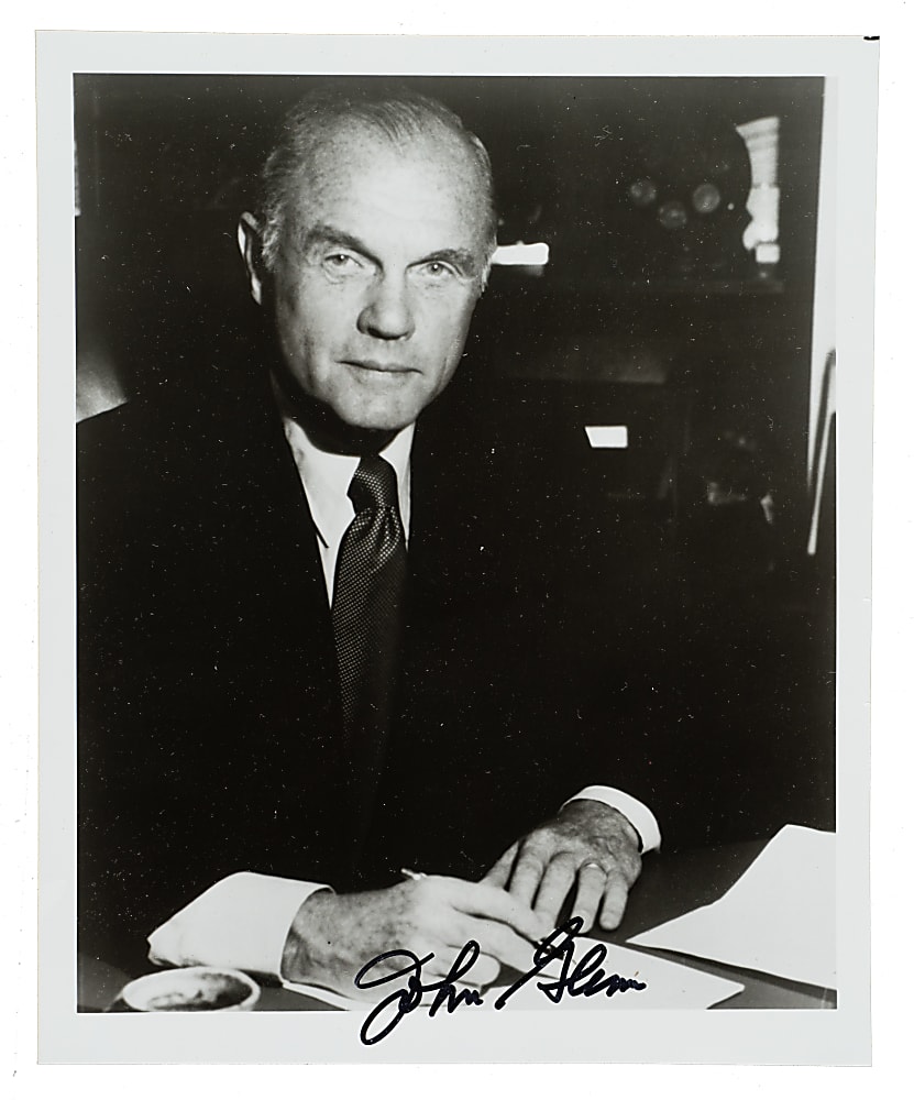 John Glenn Signed Photograph - JSA