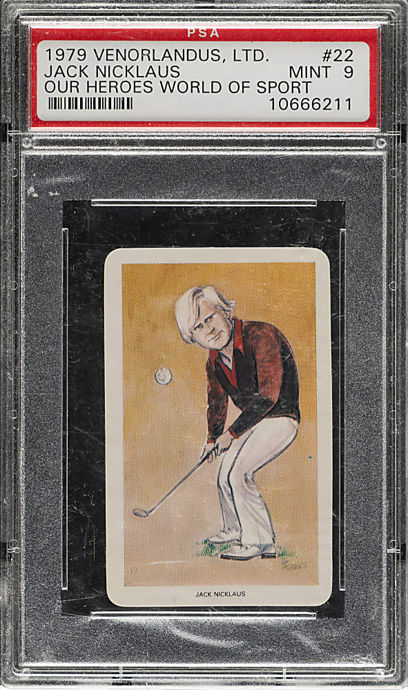 1979 Venorlandus Golf #22 Jack Nicklaus PSA MINT 9
